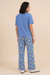 Zivame Minions Knit Cotton Loungewear Set - Riviera — thumbnail 3