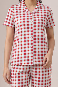 Zivame Knit Cotton Pyjama Set - Samba — thumbnail 4