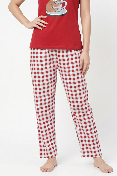 Zivame Farm Lore Knit Cotton Pyjama Set - Samba — image 5