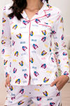 Zivame X Disney Winnie The Pooh Knit Cotton Pyjama Set - White N Print — thumbnail 5