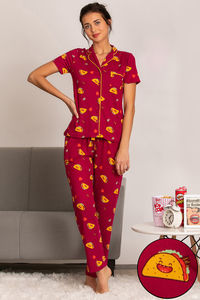 Maroon,Print