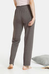 Zivame Spring Love Knit Viscose Pyjama - Brown — thumbnail 3