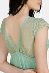 Zivame Spring Love Polyester Mid Length Nightdress - Green — thumbnail 4