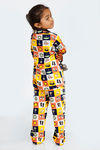 Zivame Beach Party Kids Unisex Knit Cotton Pyjama Set - White Print — thumbnail 3