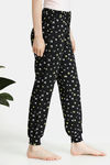 Zivame Tropical Animal Print Butter-Soft Poly Knit Pyjama - Black — thumbnail 2
