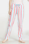 Zivame Pop Fresh Knit Cotton Pyjama - Pink — thumbnail 1