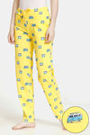 Zivame Pop Fresh Knit Cotton Pyjama - Yellow — thumbnail 1