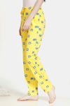 Zivame Pop Fresh Knit Cotton Pyjama - Yellow — thumbnail 2