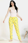 Zivame Pop Fresh Knit Cotton Pyjama - Yellow — thumbnail 5