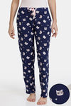 Zivame Paws Butter-Soft Poly Knit Pyjama - Navy — thumbnail 1