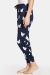 Zivame Paws Butter-Soft Poly Knit Pyjama - Navy — thumbnail 2