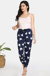 Zivame Paws Butter-Soft Poly Knit Pyjama - Navy — thumbnail 5