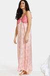 Zivame Floral Fantasy Woven Full Length Nightdress - Lt Pink — thumbnail 2