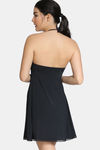 Zivame Lace N Mesh Babydoll With Thong - Anthracite — thumbnail 3