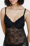 Zivame Beautiful Basic Knit Poly Babydoll - Anthracite — thumbnail 5