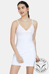 Zivame Lace Babydoll With Thong - White — thumbnail 1