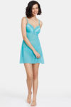 Zivame Lace N Mesh Babydoll With Thong - Ceramic — thumbnail 4