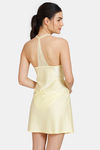 Zivame Non Padded Wirefree Relaxed Fit Lace Babydoll With Bikini Panty - Mellow Yellow — thumbnail 3