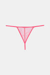 Zivame Lace N Mesh Babydoll With Thong - Coral — thumbnail 6