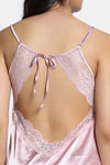 Zivame Silk N Satin Babydoll with Thong - Rosegold — thumbnail 6