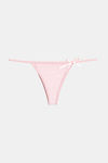 Zivame Lace N Mesh Babydoll With Thong - Peach — thumbnail 6