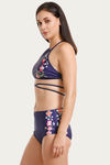 Zivame Padded Bikini Set - Blue N Print — thumbnail 2