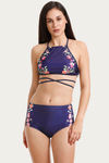 Zivame Padded Bikini Set - Blue N Print — thumbnail 7