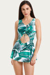 Zivame Padded Swim Dress - Green N Print — thumbnail 6