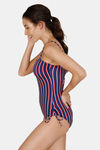 Zivame Slip On One-Piece Swimsuit - Sky Blue — thumbnail 2