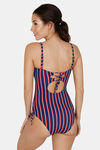 Zivame Slip On One-Piece Swimsuit - Sky Blue — thumbnail 3