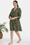 Zivame Resort Printed Cover-Up -Black — thumbnail 2