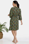 Zivame Resort Printed Cover-Up -Black — thumbnail 3