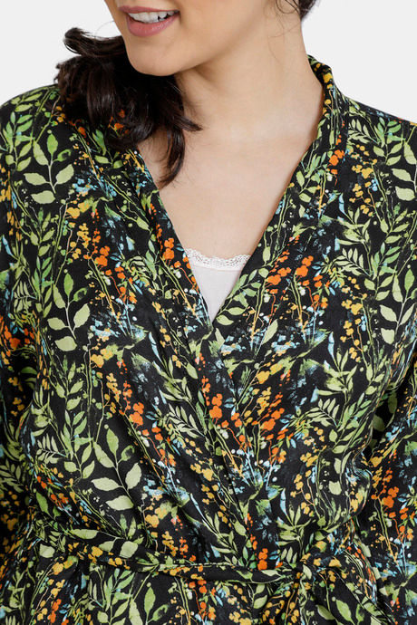 Zivame Resort Printed Cover-Up -Black — image 4