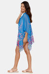 Zivame Floral Swim Cover-Up - Blue Pt — thumbnail 2