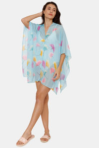 Light Blue,Print
