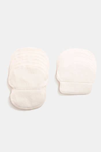 Zivame Pair of 6 Under Sweat Pads For Long And Short Sleeves White