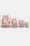 Zivame Travel Pouch (Pack Of 4) - Coral Pink — thumbnail 4