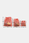 Zivame Travel Pouch (Pack Of 3) - Coral — thumbnail 4