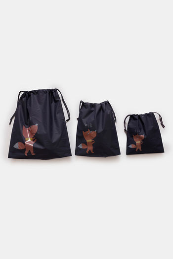 Zivame Travel Pouch Pack Of 3 Navy
