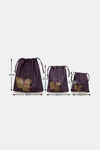 Zivame Travel Pouch (Pack Of 3) - Purple — thumbnail 4