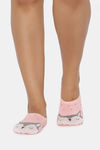 Zivame Foot Socks - White N Dusty Pink — thumbnail 1
