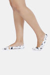 Zivame Printed Shoe Liner - White Pt — thumbnail 2