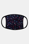 Zivame 2 Layer Knit Cotton Face Mask Pack of 3- Floral Flamingo Navy — thumbnail 5