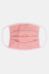Zivame 2 Layer Knit Cotton Face Mask Pack of 3- Leaf Pink Navy — thumbnail 5