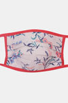 Rosaline Grl Reusable Double Layer Cotton Face Mask Pack Of 2 - Ecru Floral Pink — thumbnail 3