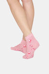 Zivame Ankle Socks (Pack of 2) - Pink Ice Rhododendron — thumbnail 7