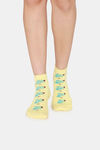 Zivame Ankle Socks (Pack of 2) - Transparent Yellow Green Ash — thumbnail 2