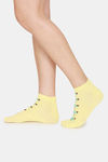 Zivame Ankle Socks (Pack of 2) - Transparent Yellow Green Ash — thumbnail 3