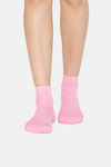 Zivame Ankle Socks (Pack of 2) - Anthra Pink — thumbnail 5