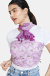 Zivame Poly Scarf - Purple — thumbnail 2